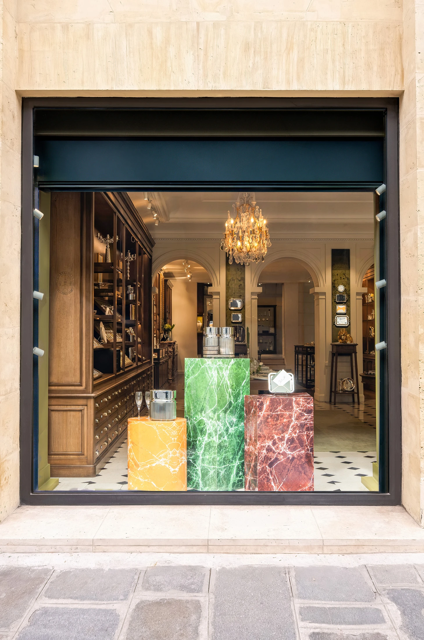 Vitrine après élimination des reflets