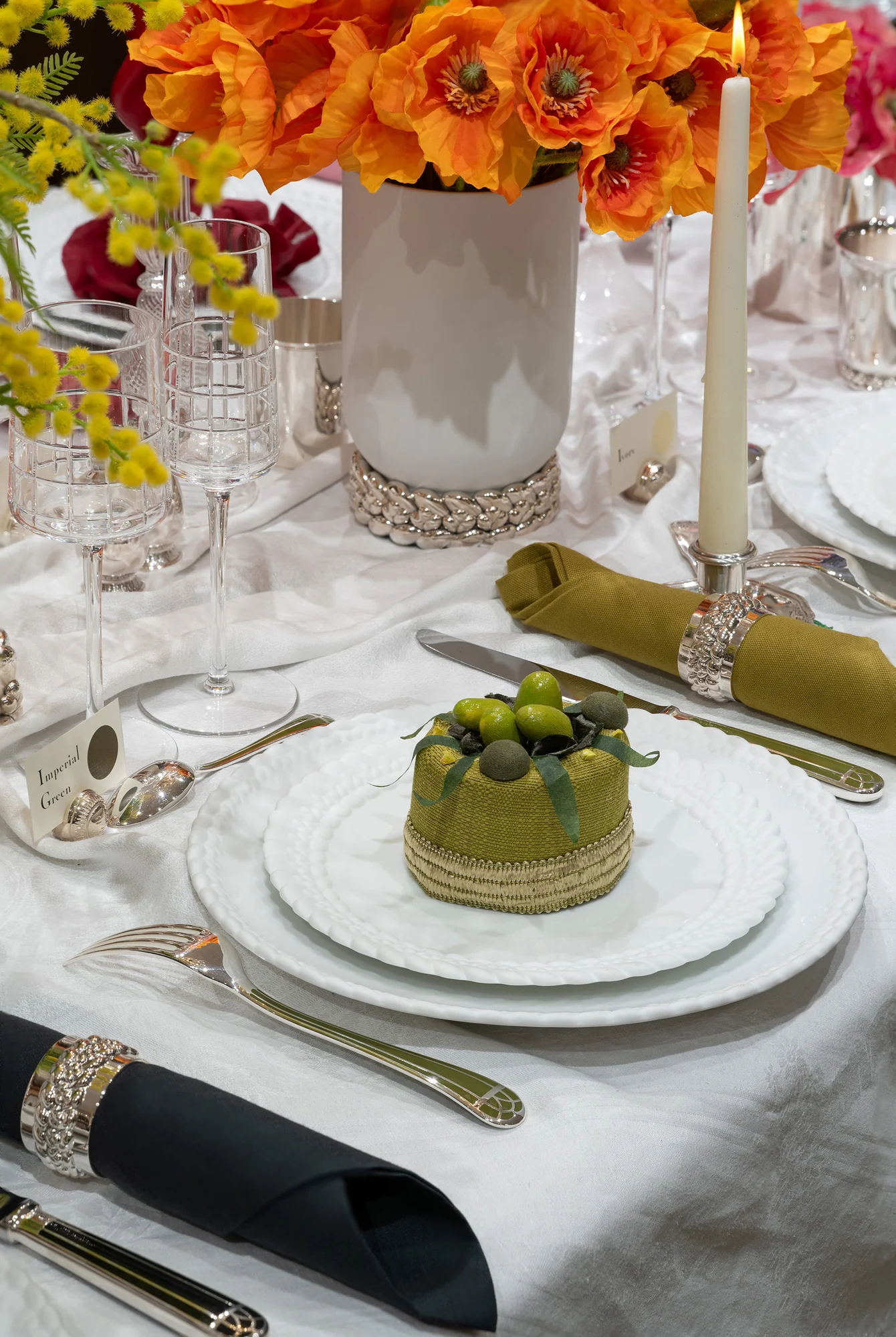 Intérieur Christofle — détail de table