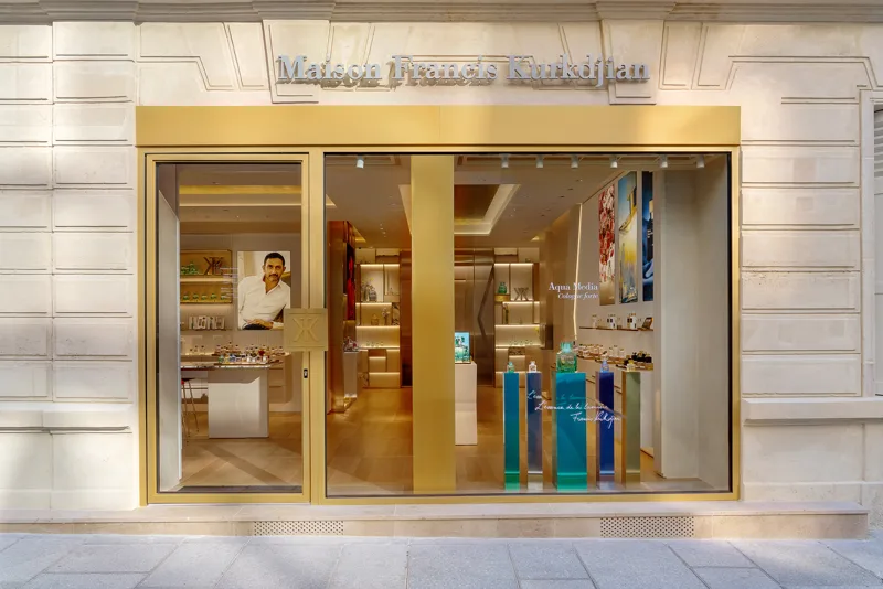 Example: Maison Francis Kurkdjian window display
